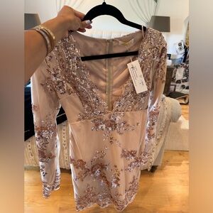 Sequin bodycon mini dress